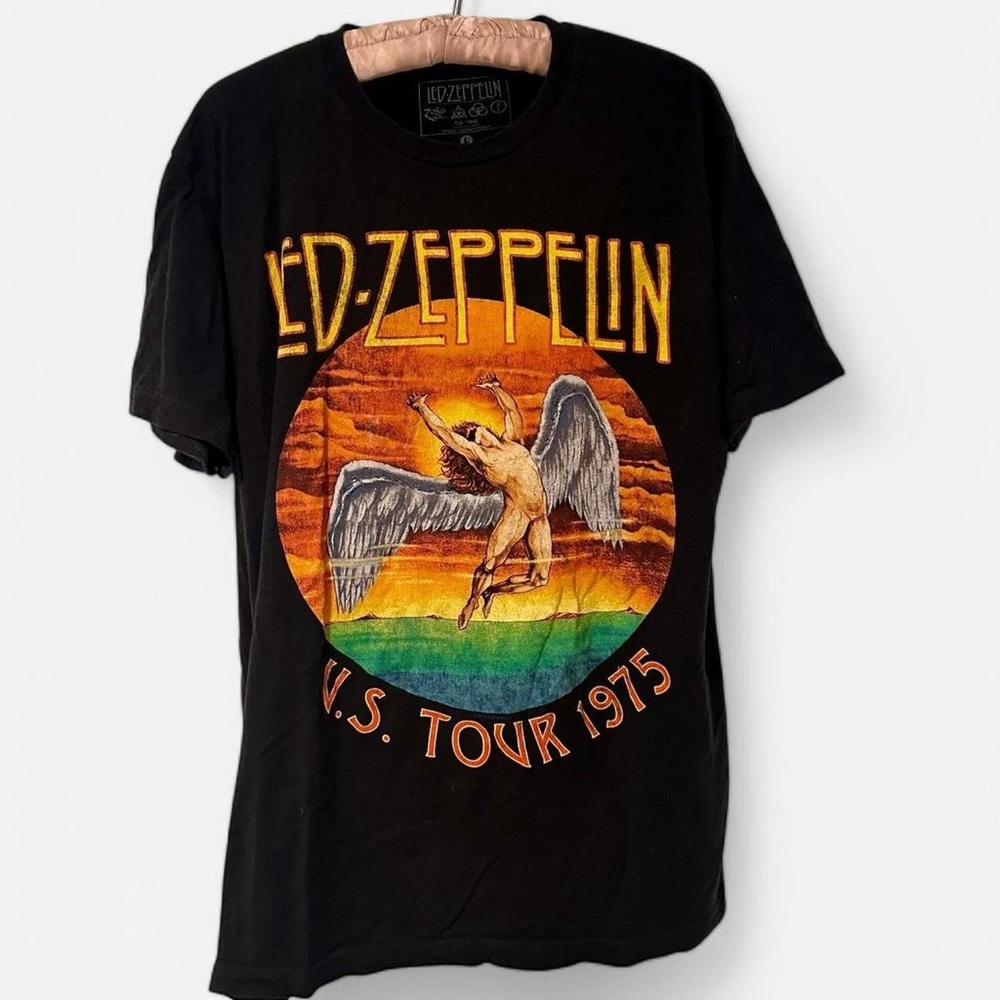 Led Zeppelin US Tour 1975 Tee - Sz L